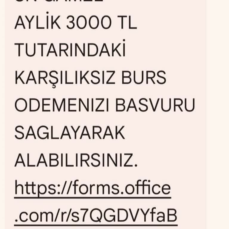 Sahte Burs Vaadiyle Kişisel Bilgilerimin Ele Geçirilmesine Karşı Uyarı Ve Sorumluluk Talebi