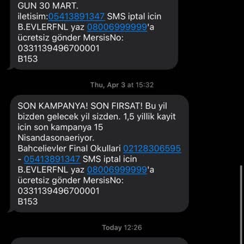 İzinsiz Ticari Mesajlarla Kişisel Verilerimin Kullanılmasından Şikayetçiyim