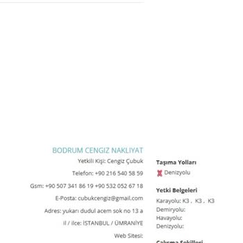 Bodurum Cengiz Nakliyat İle Taşıma Sürecinde Teslimat Gecikmesi Ve Eşya Hasarı