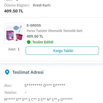 Parex Twister Temizlik Setinin Sıkma Aparatı Kırıldı, Müşteri Hizmetlerine Ulaşılamıyor