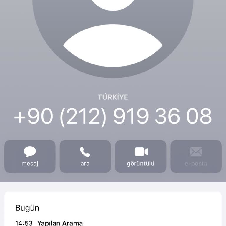 Bilinmeyen Numaradan Arandım Ses Kaydım İzinsiz Alınmış Olabilir