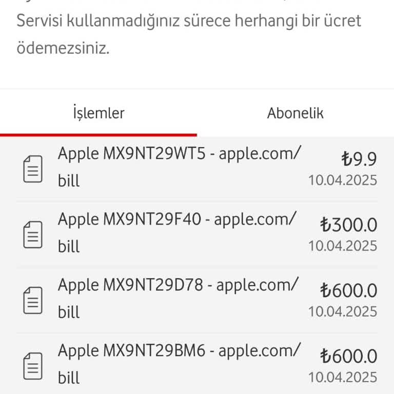 Bilgim Dışında Yapılan Mobil Ödeme İle Mağduriyet Yaşadım