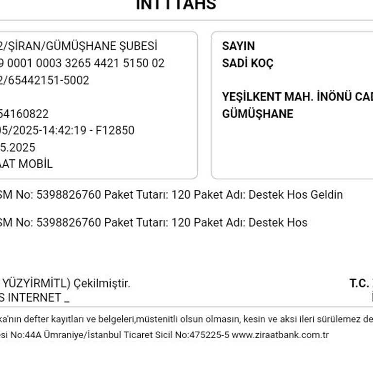 Yüklediğim Paket Hattıma Tanımlanmadı, Mağdur Oldum