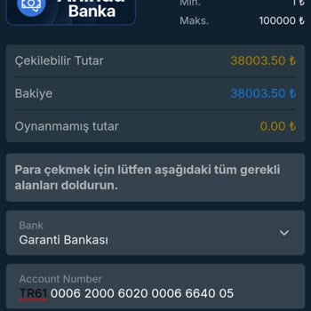 Kazandığım Tutarın Çekimine İzin Verilmedi, Bakiyem Silindi