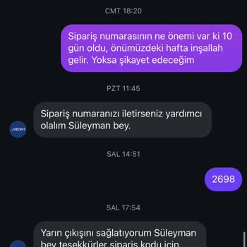 Siparişim Sürekli Erteleniyor Ve Cevap Alamıyorum