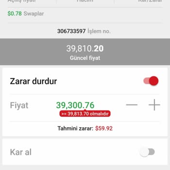 Stop Emri Çalışmadı, Yüksek Zarara Uğradım