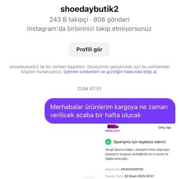 Siparişlerim Gönderilmedi, Mesajlarıma Cevap Alamadım