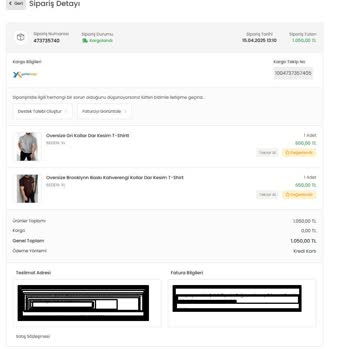 Siparişin Teslim Edilmemesi Ve Sahte Kargo Takip Numarası Sorunu