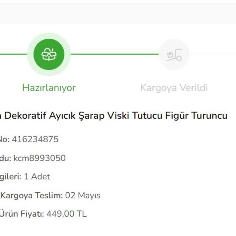 Zamanında Gönderilmeyen Sipariş Ve Cevapsız Destek Nedeniyle Hayal Kırıklığı