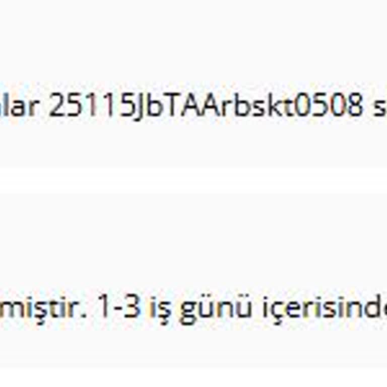 Yanlış Adrese Teslim Edilen Sipariş Ve Geciken Kargo Süreci