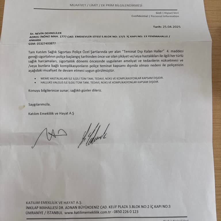 Sigorta Şirketinden Son Dakika Muafiyeti: Haklarım Kısıtlanıyor!