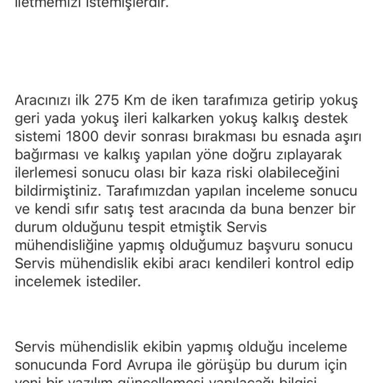 Yokuş Kalkış Desteği Sorunu Güvenliği Tehlikeye Atıyor