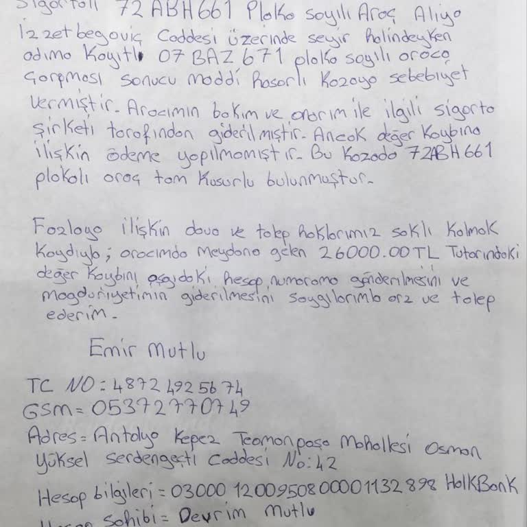 Quick Sigorta Hasar Ve Değer Kaybı Ödemelerinde Gecikme Ve Eksik Ödeme Sorunu