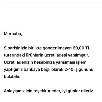 Eksik Ürün Teslimatı Ve Kırık Yumurtalar Sonrası İade Sorunu