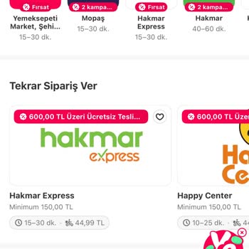 Yemeksepeti Market Siparişim Eksik Ve İade Sorunu