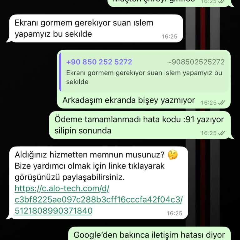 Hugin Yazarkasa: 91 Hata Kodu Ve Ulaşılamayan Müşteri Hizmetleri