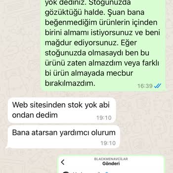 Stokta Olmayan Ürünler Ve Zorunlu Değişimle Mağduriyet