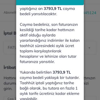 Cayma Bedeli Ve Artan Fatura Tutarlarıyla İlgili Yaşadığım Mağduriyet