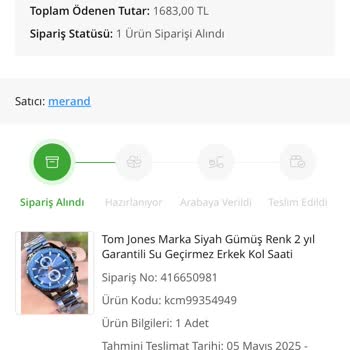 Aynı Gün Teslimat Seçeneğiyle Siparişim Hala Hazırlanmadı