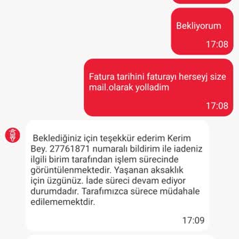 İptal Edilen Siparişin Ücreti Bir Ayı Aştı, Güvenim Sarsıldı