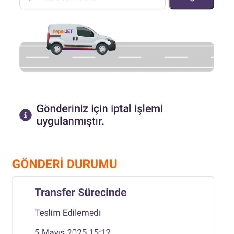 Kargom Teslim Edilmeden İptal Edildi, Ücret İadesi İstiyorum