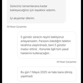 Hepsiburada'dan Alınan İphone Teslim Edilmedi, İptal Ve İade Süreci Sorunlu