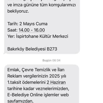 Bakırköy Belediyesinden Sürekli Gelen İstenmeyen Mesajlarla Baş Edemiyorum
