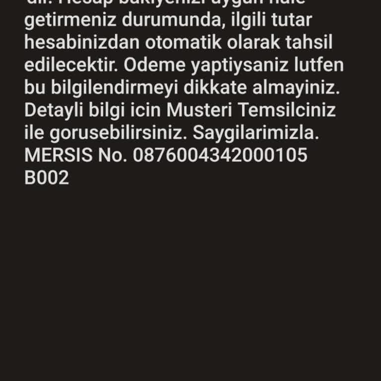 Anlaşılmayan Ücret/Komisyon Bakiyesi Hakkında Bilgilendirme Ve Çözüm Talebi