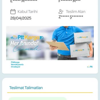 PTT Kargom Tanımadığım Birine Teslim Edildi, Bilgilendirme Yapılmadı