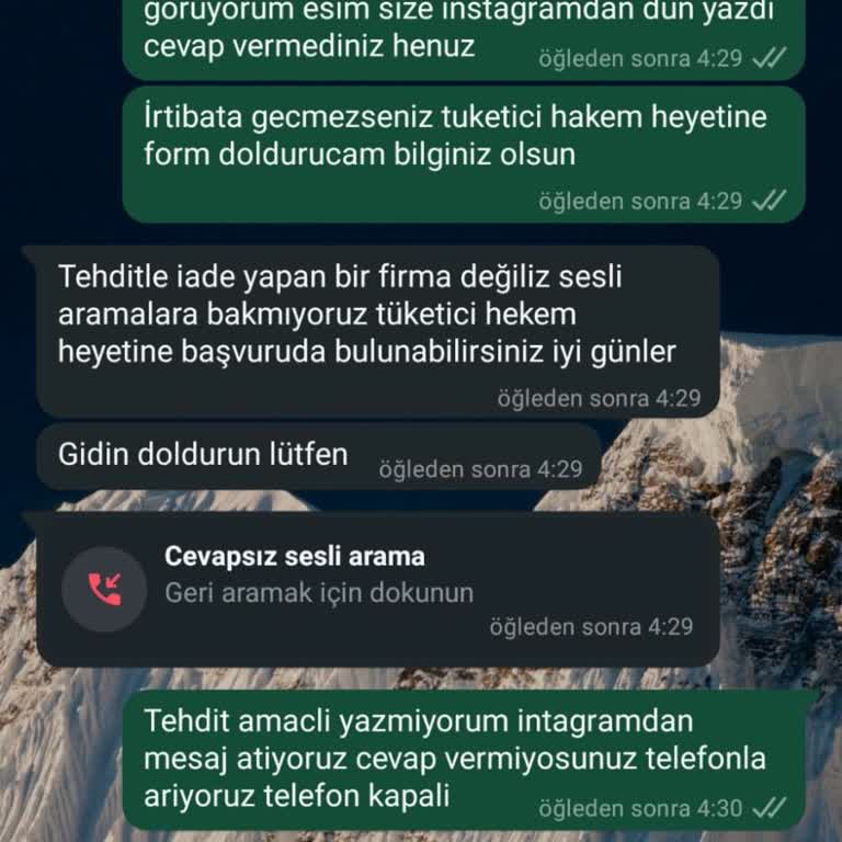 İade Talebine Olumsuz Yaklaşan Satıcı Ve İletişim Sorunu
