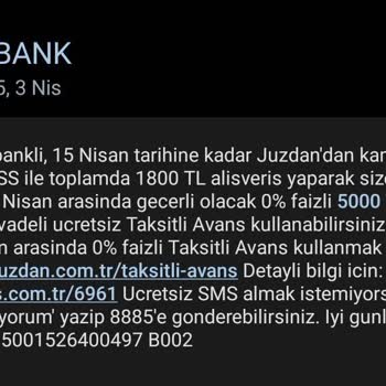 Axess Kart Kampanyasında %0 Faizli Avans Sözünün Tutulmaması Mağduriyet Yarattı