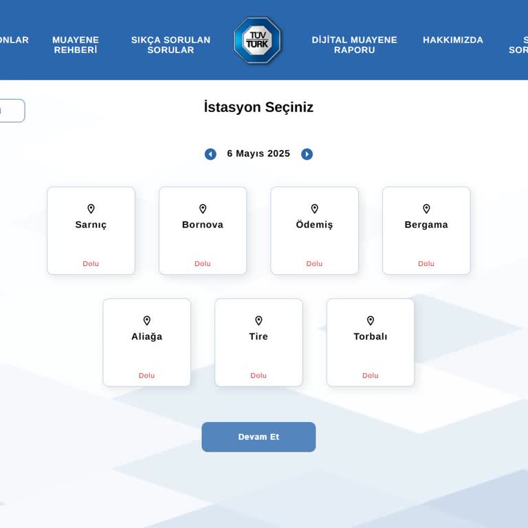Tüvtürk Randevu Bulunamaması Nedeniyle İş Kaybı Yaşıyorum