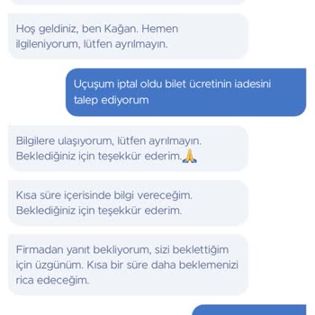 Bilet İptali Sonrası İade Sürecinde Yaşanan Mağduriyet