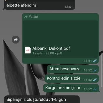 Siparişimin Teslim Edilmemesi Ve İletişimsizlik