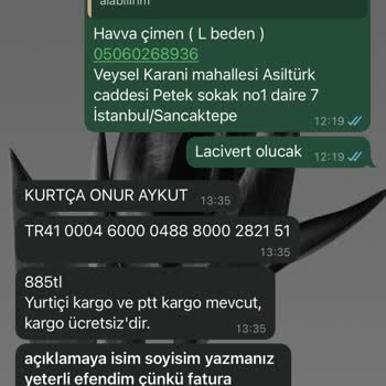Siparişimin Teslim Edilmemesi Ve İletişimsizlik