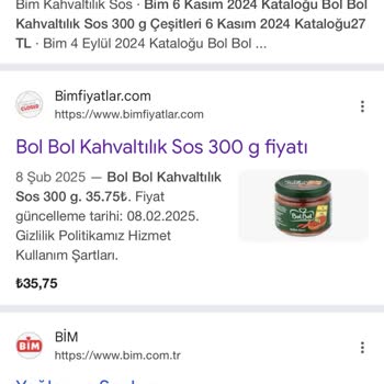 Tarım Kredi Marketinde Kahvaltılık Sosun Yüksek Fiyatı Ve Kötü Tadı