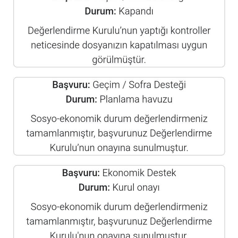 Sosyal Yardım Kartı Başvurumda Uzun Süreli Bekletilme Ve Mağduriyet