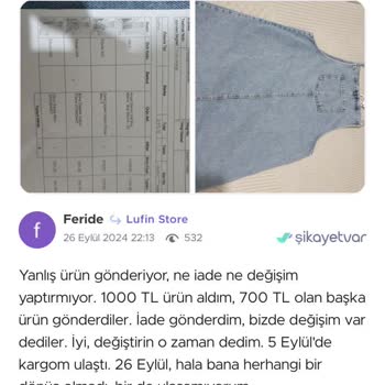 Siparişim Ulaşmadı Firma İletişime Geçmiyor