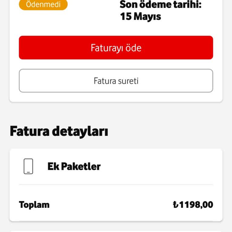 Tarife Değişikliği Yapılamıyor, Ek Paketlerle Yüksek Fatura Ödemek Zorunda Kalıyorum