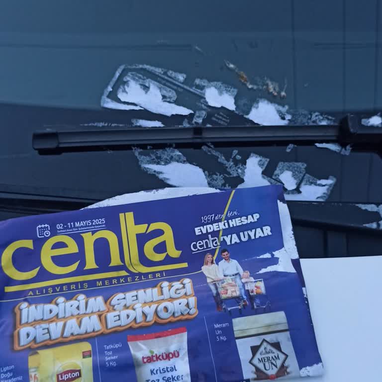 Broşür Dağıtımı Nedeniyle Aracım Zarar Gördü, Centa Market Sorumluluk Almadı