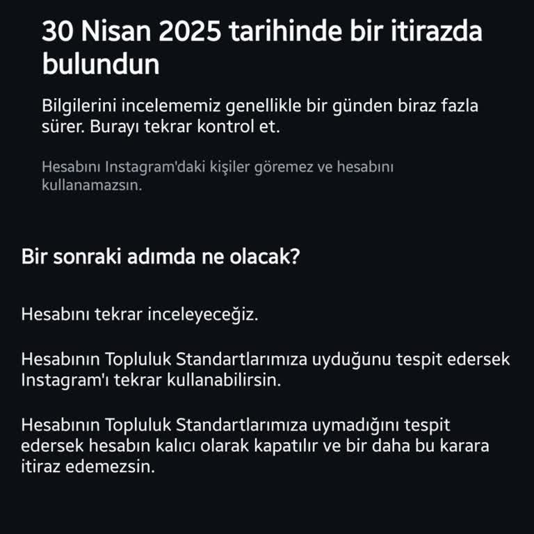 Instagram 11 Yıllık Hesabım Haksız Yere Askıya Alındı Destek Bekliyorum!
