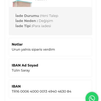 İptal Edilen Ürünler İçin Kargo Çıkışı Sorunu