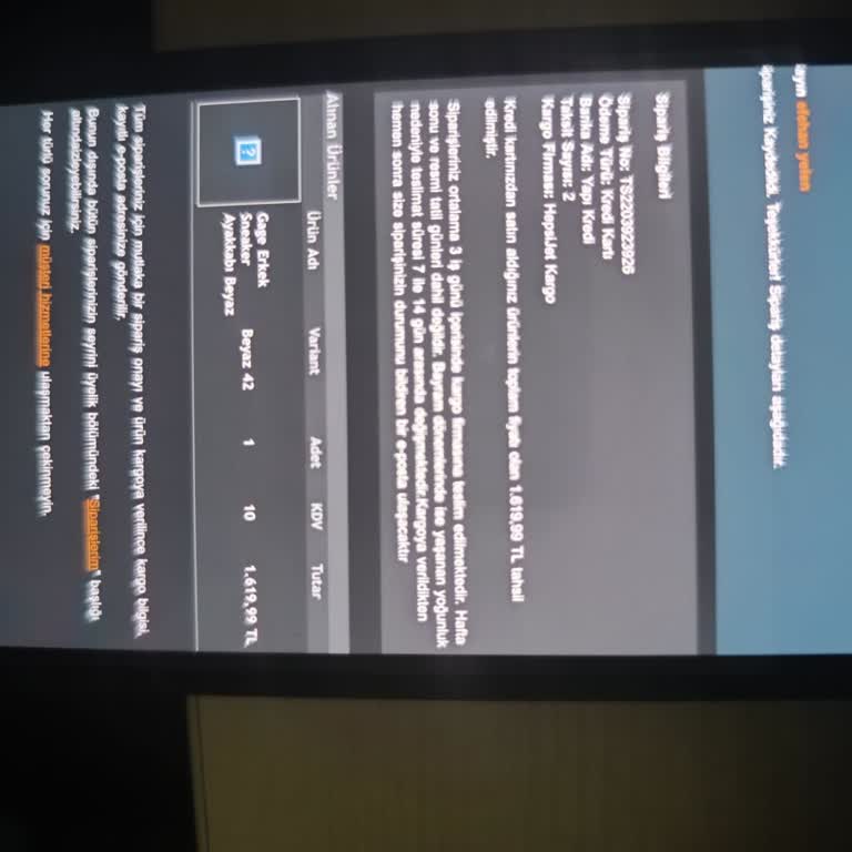 Lufian'dan Alınan Ayakkabının İadesinde Para Geri Ödenmedi