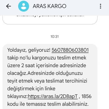 Aras Kargo Teslimat Mesajları Ve Şube İlgisizliği Mağduriyet Yaşattı