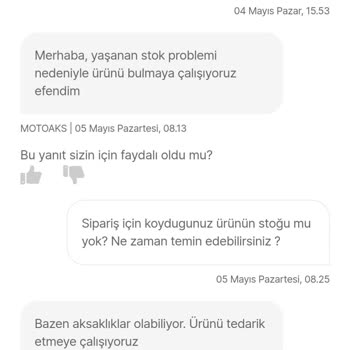 Sipariş İptali Ve İletişim Sorunu Yaşatan Satıcıdan Şikayetçiyim