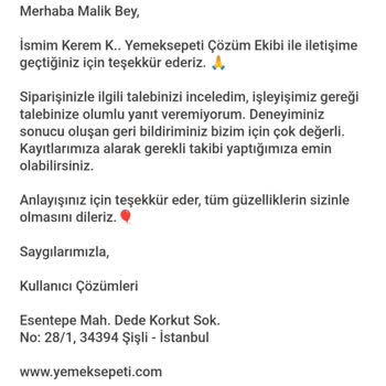 Siparişim Eksik Geldi Paramı Aldılar Çözüm Sunulmadı