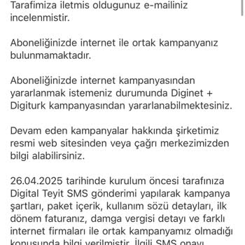 Yanıltıcı Bilgilendirme Ve Haksız Kurulum Ücreti Sorunu