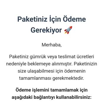 Aras Kargo Adına Gelen Şüpheli Mail Ve Yetersiz Müşteri Desteği
