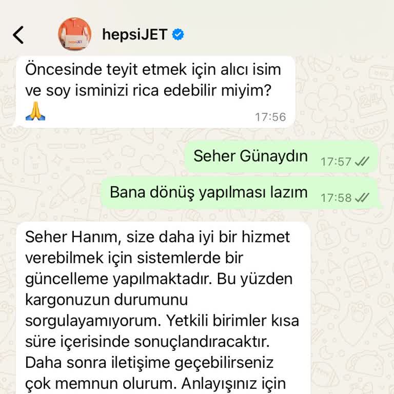 Teslim Edilmeyen Sipariş Ve Mağduriyetim
