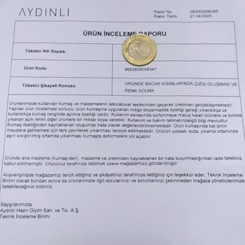 U S Polo Pantolonda Yıkama Sonrası Beyaz Çizgiler Sorunu